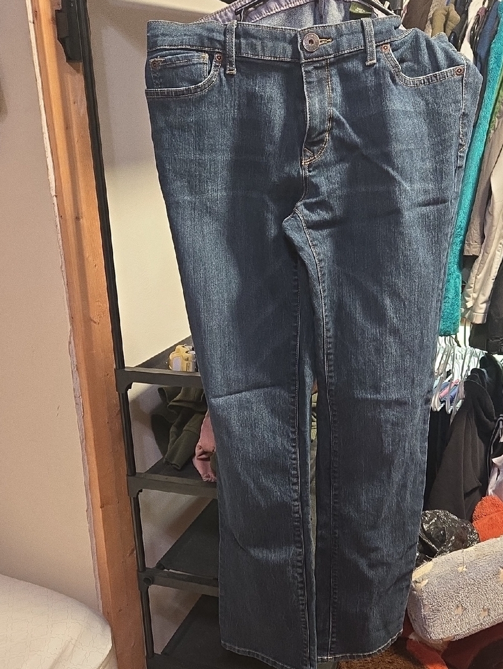 Eddie Bauer Indigo Boot-Cut Denim Jeans